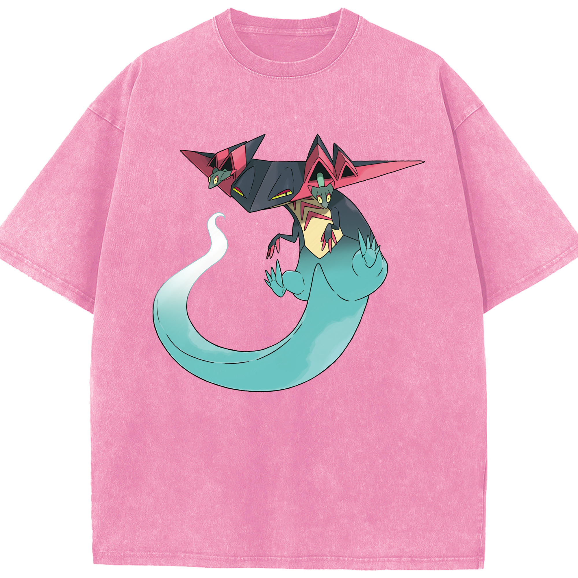 （画像用） ポケットモンスター Pokémon 綿100% ヴィンテージ風 半袖Tシャツ（フロントプリント）